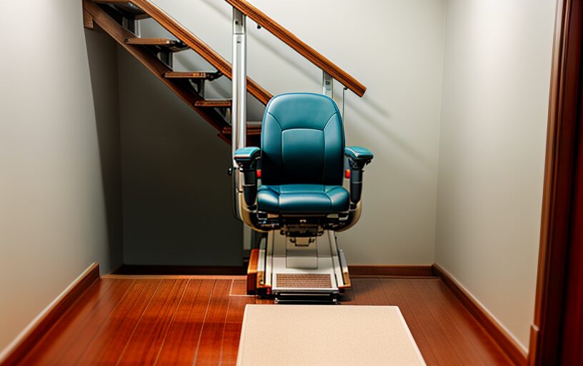 Fun on a Stairlift